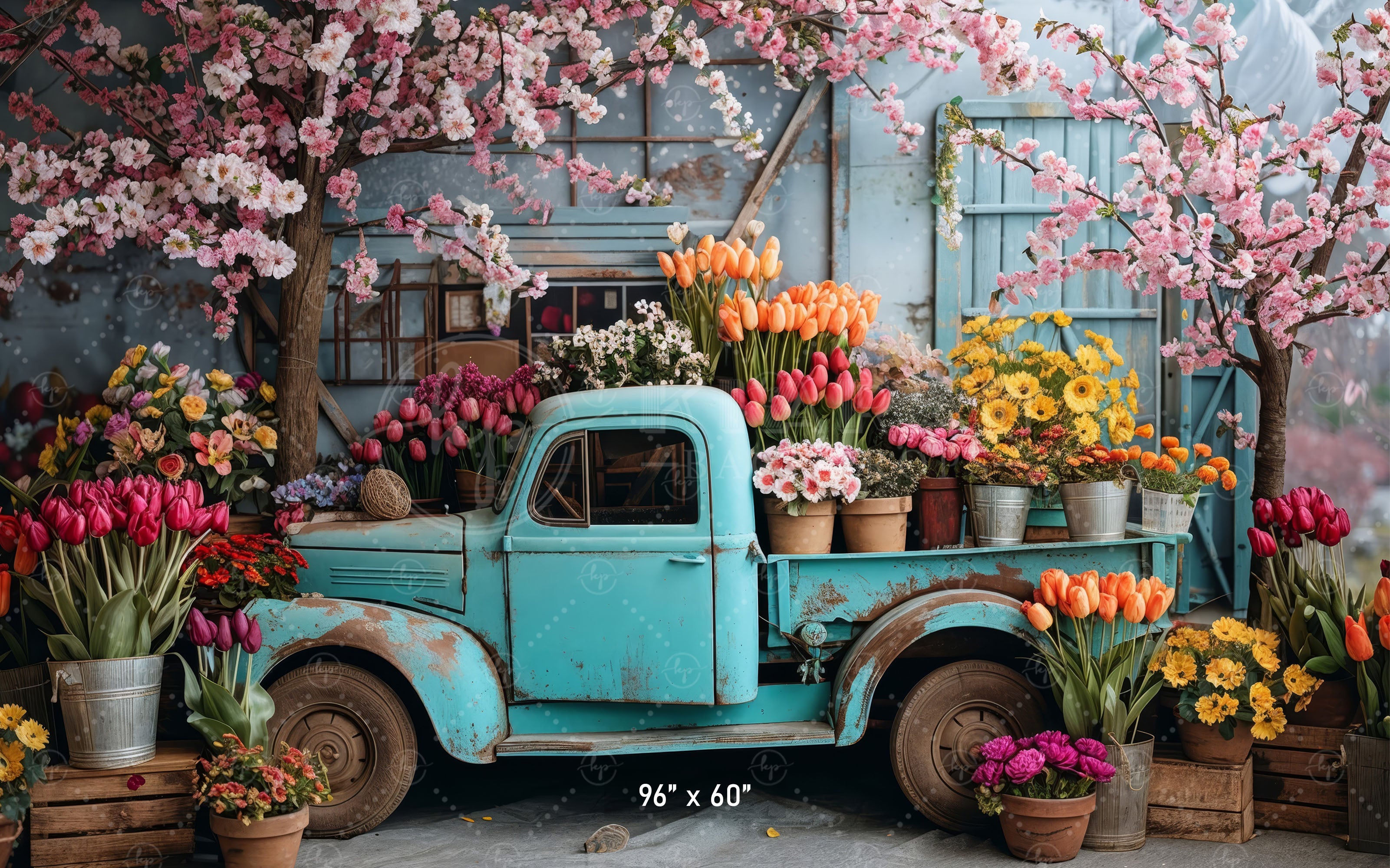 Vintage Bloom Truck