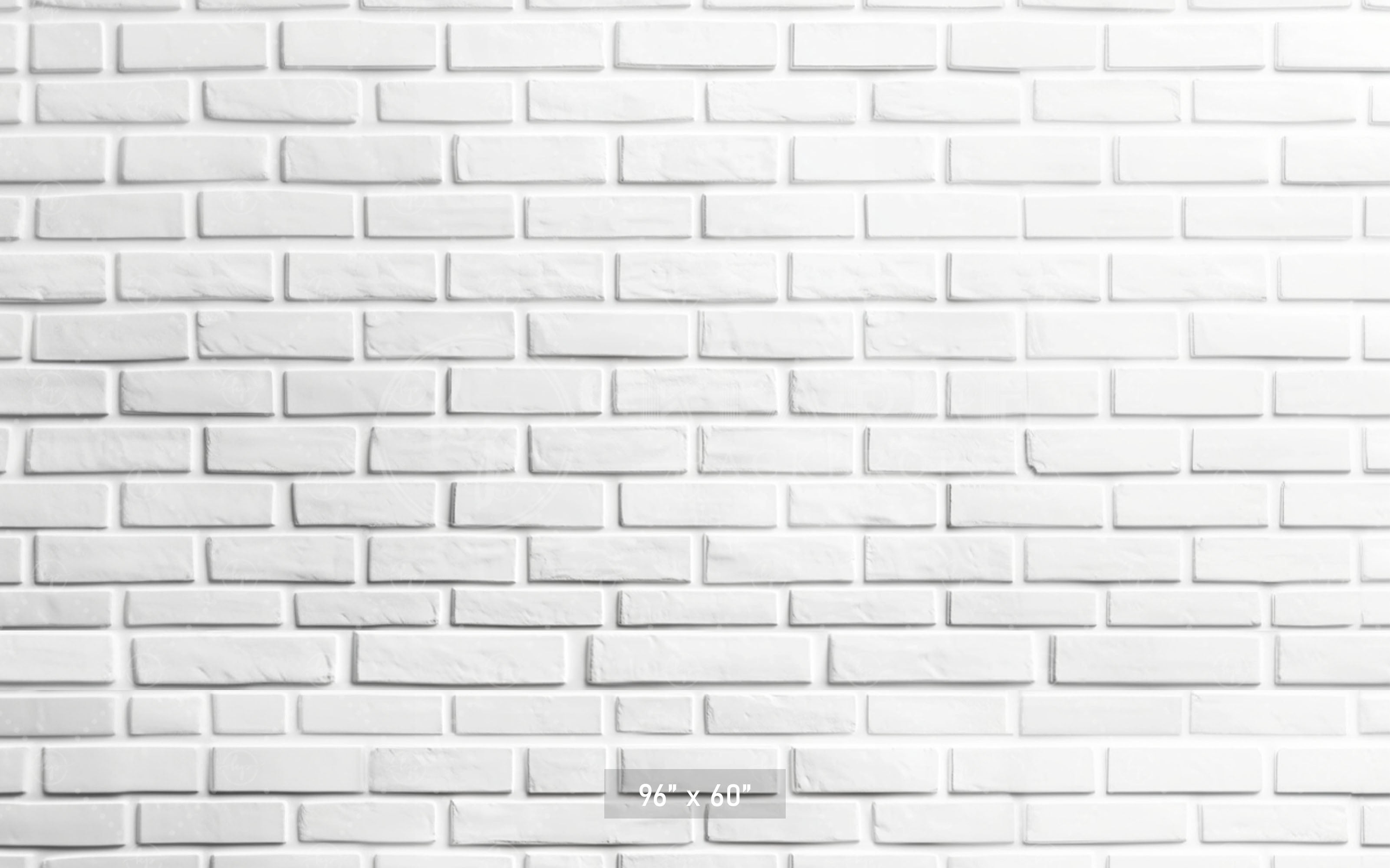 Timeless White Brick Wall