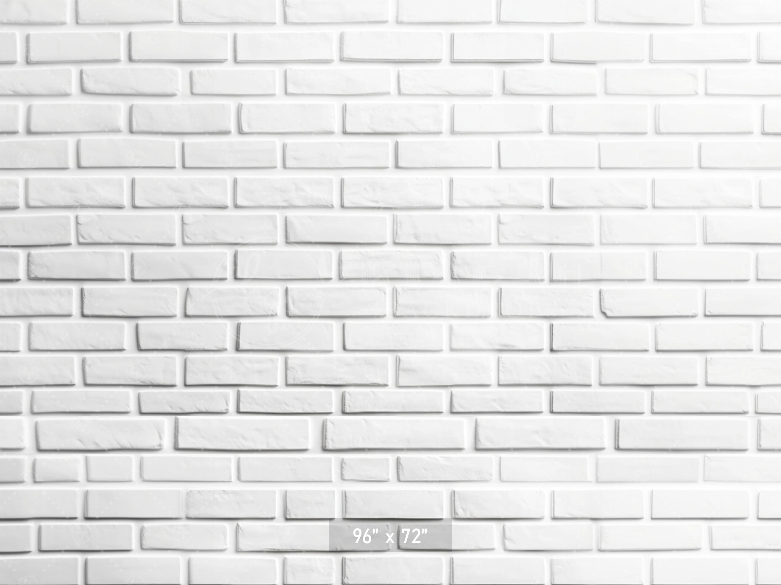 Timeless White Brick Wall