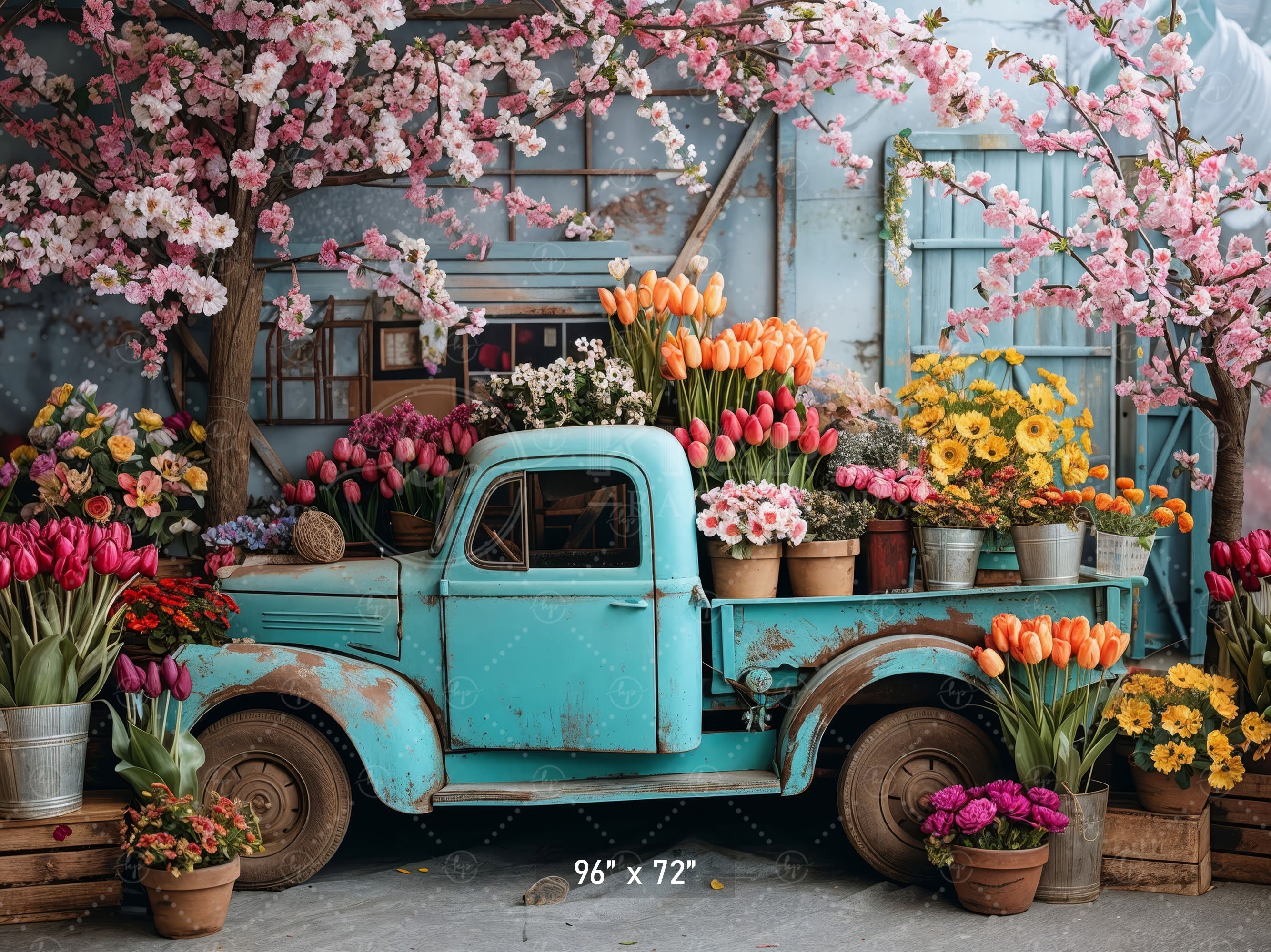 Vintage Bloom Truck