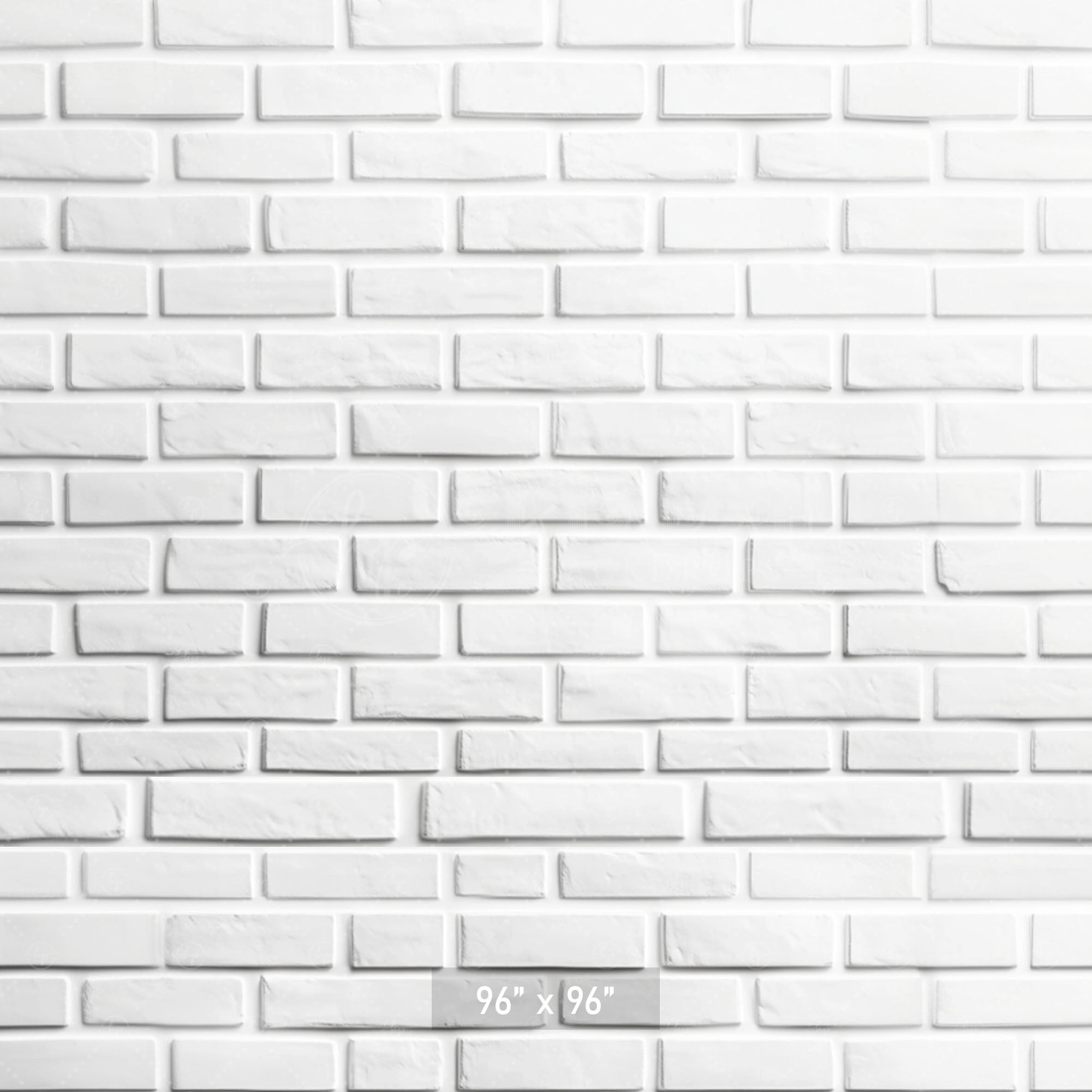 Timeless White Brick Wall