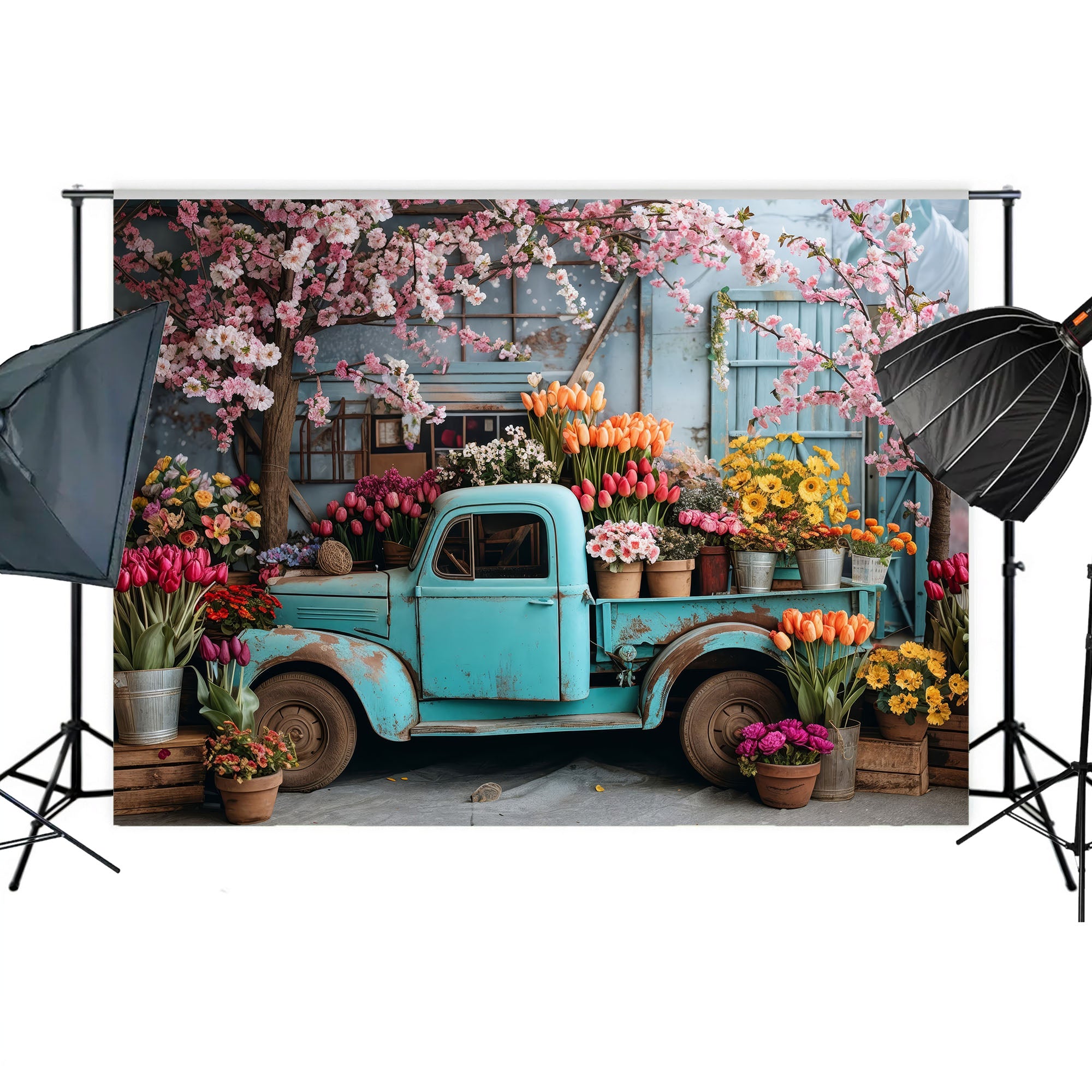 Vintage Bloom Truck
