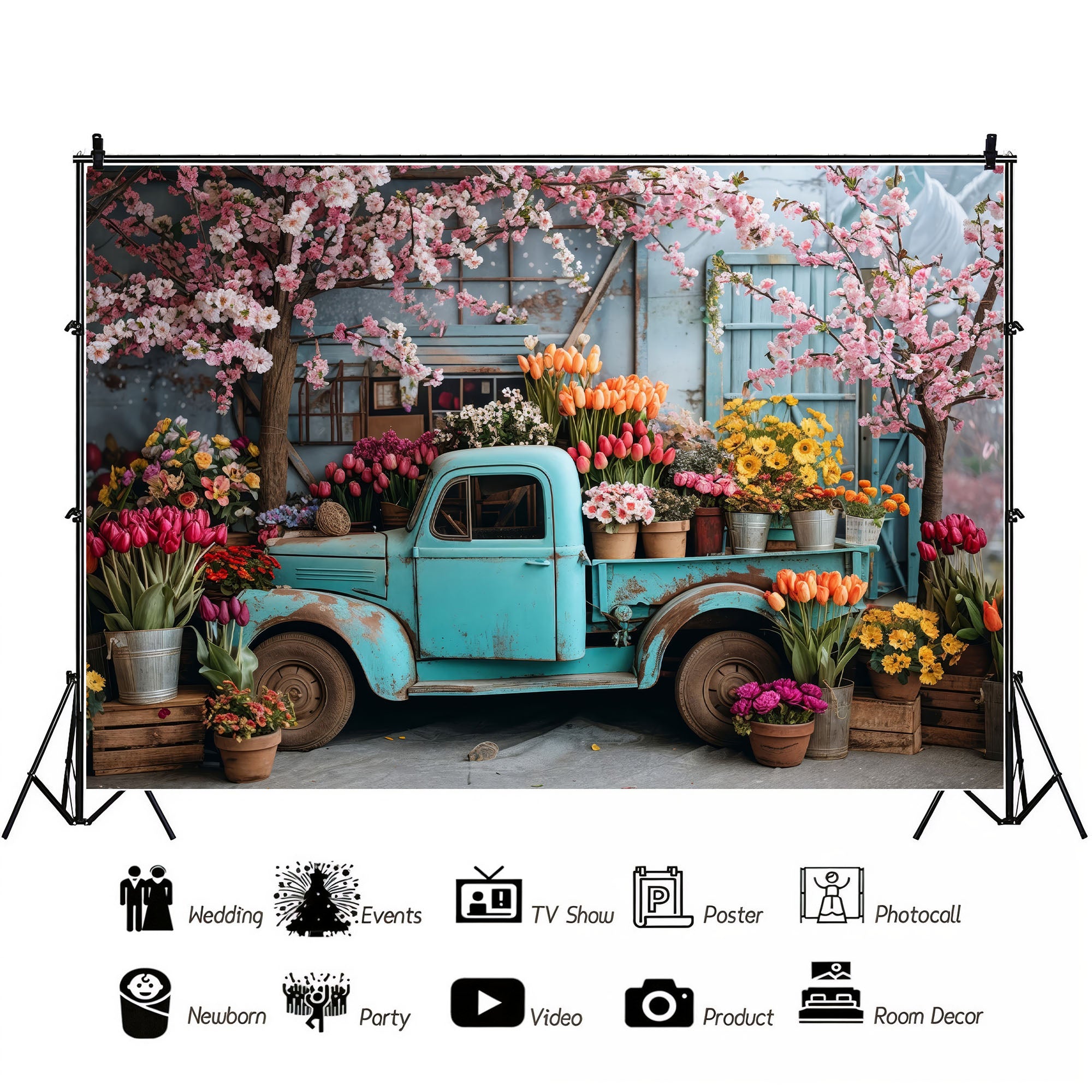 Vintage Bloom Truck